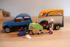 Playmobil Auto mit Pferdeanhänger 5223 - Bild 1 von 3