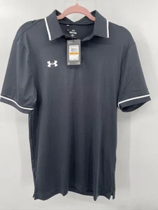 Under Armour Polo UA Team Tipped Polo Shirt, Lightweight,Fast Drying, Small - Picture 1 of 7