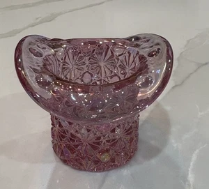 Fenton Rosa Karneval Zylinder Hut Zahnstocher Halter - Bild 1 von 8
