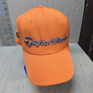 TaylorMade Golfmütze Kappe verstellbar orange gesticktes Logo Einheitsgröße - Bild 1 von 8