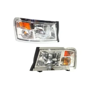 For Ram Dakota 2011 Headlights | Pair | Clear Lens | Chrome Interior | Halogen - Picture 1 of 7