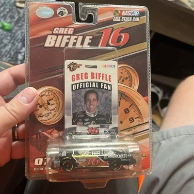 Greg Biffle  # 16 2007 Ameriquest 1:64 NASCAR Stock Car Ford Official Fan Badge - Image 1 of 4