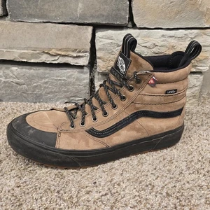 Vans Sk8 Hi MTE 2 Waterproof Tan Suede Primaloft Sneakers Mens 11.5 Womens 13 - Picture 1 of 9