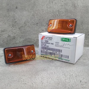 FRONT SIDE FENDER TURN SIGNAL LAMP PAIR 83-88 DAIHATSU CHARADE G11 G21 G26 G30 - Picture 1 of 6
