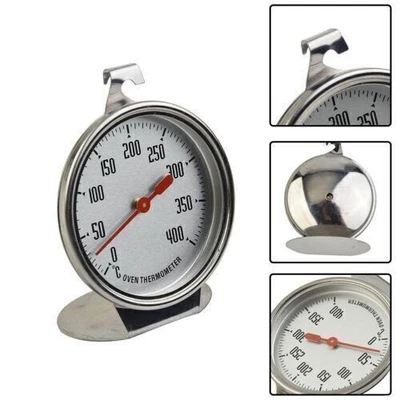 Backofenthermometer Edelstahl-Thermometer, bis 400°C, ideal zum Backen* - Bild 1 von 4