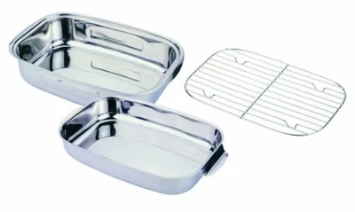 Tescoma 713066 Exclusive Rostiera Rettangolare con Coperchio, 36x24 cm - NUOVO  - Immagine 1 di 4