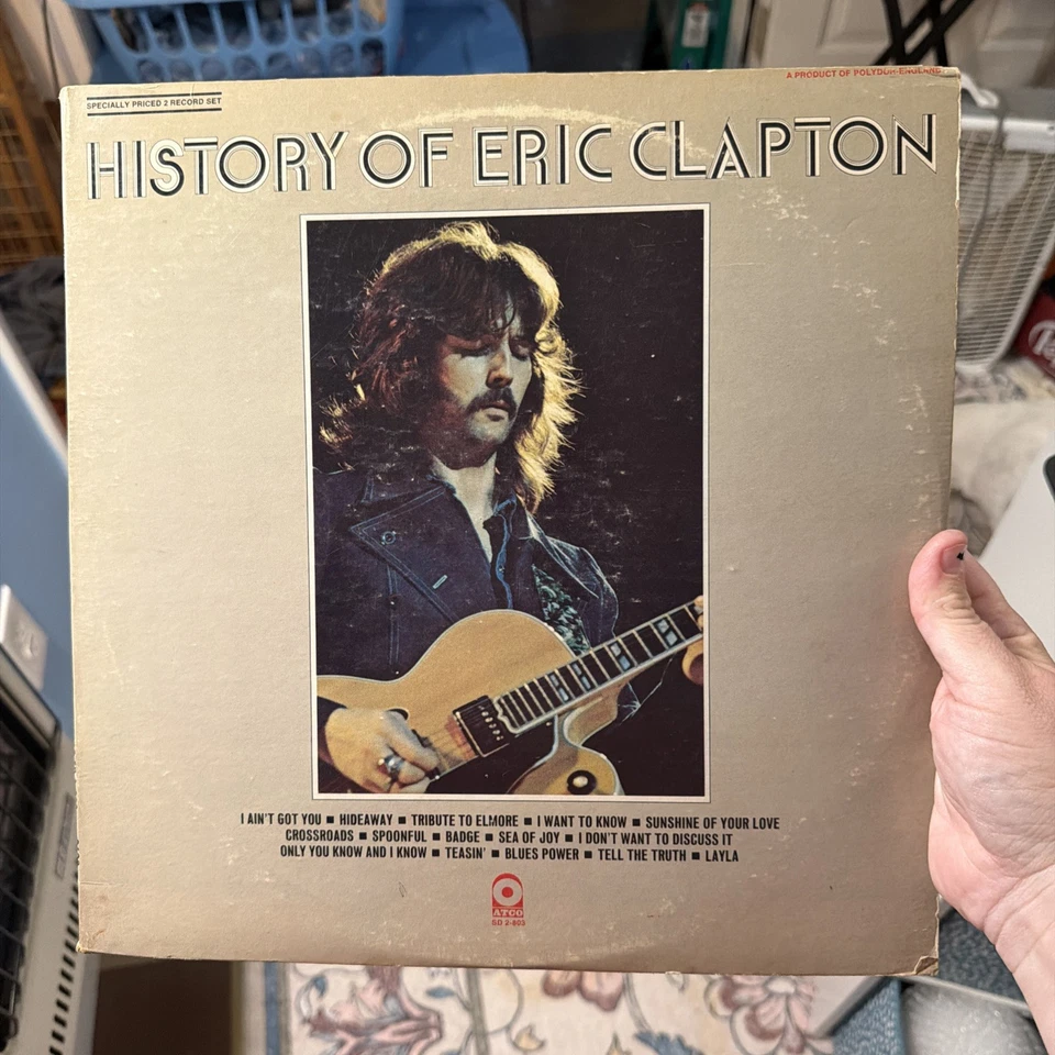 Eric Clapton - история Эрика Клэптона двойной виниловая пластинка - 1972 - ATCO SD 2-803 - Изображение 1 из 4