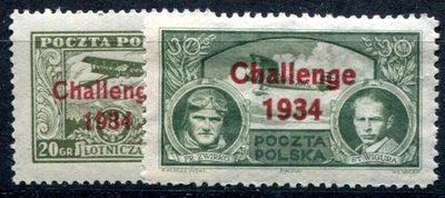 POLAND 1934 289-290 ** MNH FLAWLESS 50€(I1668 - Image 1 of 2