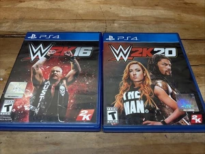 WWE: 2K16 y 2K20 (PS4) Juego y Estuche DISCOS LIMPIOS Envío Rápido - Imagen 1 de 9