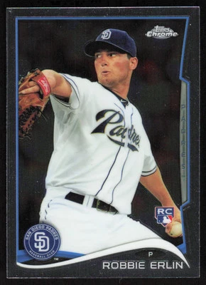2014Topps Chrome #77 Robbie Erlin Rookie   - FREE SHIPPING - Image 1 of 2