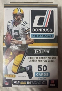 2016 Panini Donruss Football EXCLUSIVE HUGE Factory Sealed HANGER Box-50 Cards! - Picture 1 of 1