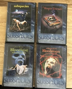 VINTAGE SUBSPECIES EPIC COLLECTION: SUBSPECIES I, III, 4 & VAMPIRE JOURNALS - Picture 1 of 14