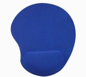 BLUE ANTI-SLIP MOUSE MAT PAD WITH WRIST SUPPORT PC & LAPTOP ~UK SELLER~ - Picture 1 of 1