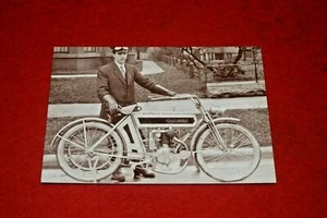 EXCELSIOR AUTOZYKLUS 499cc 1910 NOSTALGIE SAMMLER POSTKARTE - Bild 1 von 2