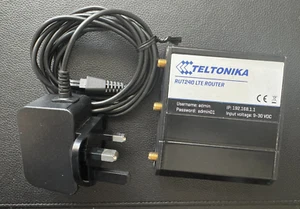 Teltonika RUT240 Industrial 4G LTE Cellular Router 150 Mbps UK Power Supply - Photo 1/1