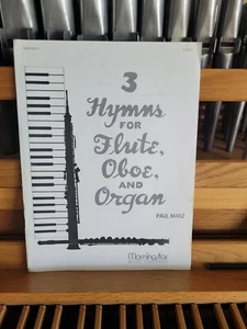 * Paul Manz: 3 Hymns for Flute, Oboe & Organ (MorningStar) - Picture 1 of 1