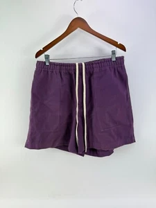 Bode New York Mens Purple Drawstring Shorts Size L-XL - Picture 1 of 5