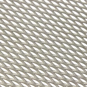 Metal Titanium Grade Mesh Perforated Diamond Holes Plate Expanded 300x200x1mm - Picture 1 of 7