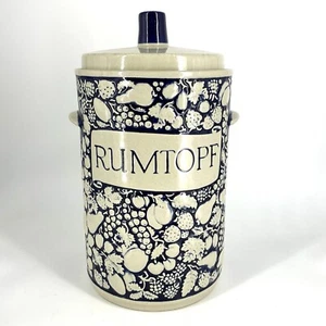 Vintage Marzi Remy Germany Rumpopf Fruit Storage Stoneware Crock 3041 Jar 7L - Picture 1 of 7
