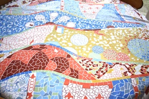 Gastón y Daniela Gaudi Parque Guell Fabric Remnant 400 cm x 135 cm - Picture 1 of 8