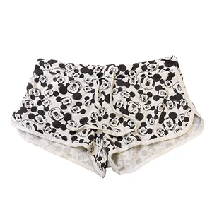 Disney Sprinter Running Shorts Womens M Grey Mickey Mouse Drawstring Athletic - Picture 1 of 3