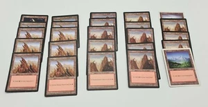 Magic Karten Satz Standard Länder Gebirge Mountain verschiedene Editionen 25 St - Bild 1 von 4