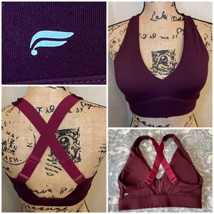 Fabletics Women’s Small Cross Back Padded Adjustable Sportsbra - EUC - Picture 1 of 14