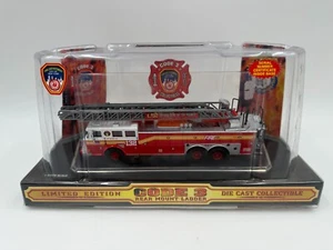 Code 3 - N.Y.F.D. Seagrave Rear Mount Ladder Truck 132 #12720 - Picture 1 of 6