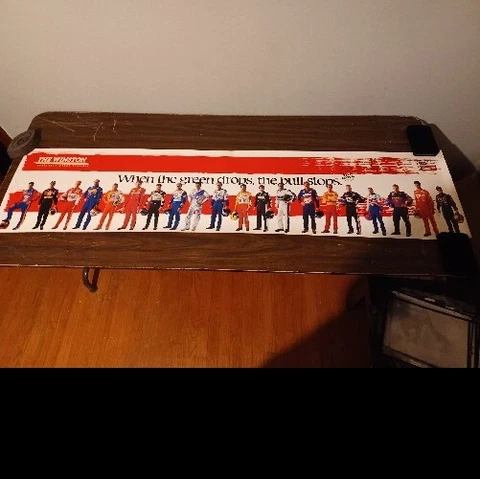 Vintage 1997 Nascar Winston Cup Series Official No Bull Poster 16"× 72" Cover