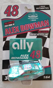 2021 NASCAR AUTHENTICS WAVE 10 ALEX BOWMAN #48 ALLY 1:64 - Picture 1 of 3