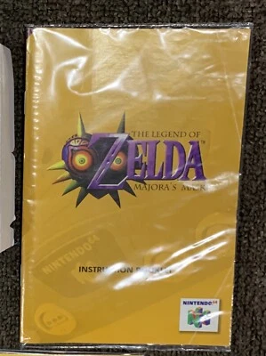 The Legend Of Zelda Majora’s Mask Manual VGC AUS PAL - Image 1 of 4