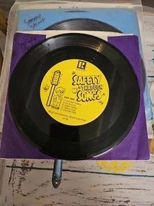Vintage Safety Through  Songs Record Realtor 7 In VG - Picture 1 of 2