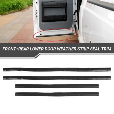 Sello de tira climática para puerta inferior delantera y trasera doble cabina Ford F250 F350 1999-2016 Foto 1 de 4