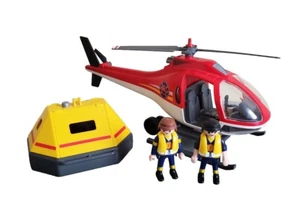 PLAYMOBIL Helicopter Of Firefighters, Rescue At Sea With Cell (Photos) - Picture 1 of 12