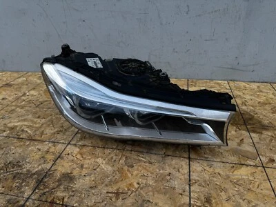 RIGHT PASSENGER HEADLIGHT LED COMPLETE AHL BMW 750 740 G11 G12 (2016-2019) OEM - Image 1 of 4