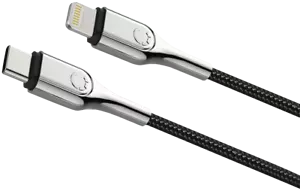 Cygnett Lightning to USB-C Armoured Cable 1M - Black CY2799PCCCL - Picture 1 of 1