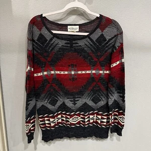 Ralph Lauren Denim & Supply Knit Aztec Sweater RRL Polo Indian Southwestern Sz M - Picture 1 of 7