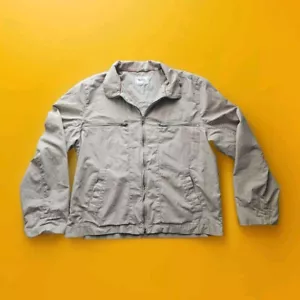 Stafford Prep 1981 Men's Sz.XL Khaki Tan Cotton Jacket Coat Collar Zip Vtg - Picture 1 of 10