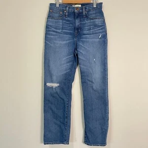 Madewell Womens Jeans Size 25 Blue Classic Straight Jean Denim Bottom - Picture 1 of 13