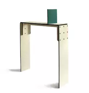 Slim Console Table, Adjustable Top, Contemporary Thin Sofa Table for Living Room - Picture 1 of 6