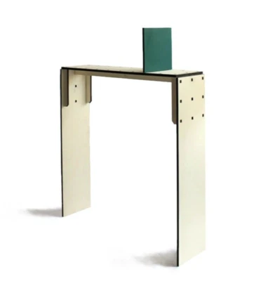 Slim Console Table, Adjustable Top, Contemporary Thin Sofa Table for Living Room - Image 1 of 4