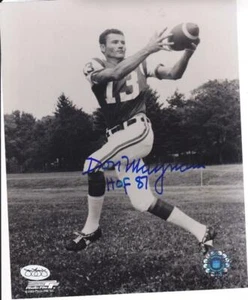 DON MAYNARD Signed HOF 87 8X10 Glossy Color Photo JSA Sticker - Picture 1 of 1