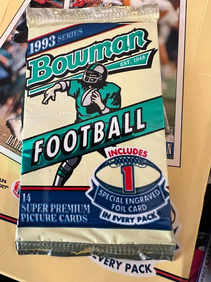 4 packs 1994 BOWMAN NFL FOOTBALL 14 CARD PACKS 1 GOLD INSERT PER PACK HOT! - Image 1 of 1