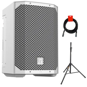 Electro-Voice EVERSE 8 8" Loudspeaker White, w/ Speaker Stand & Cable - Picture 1 of 10