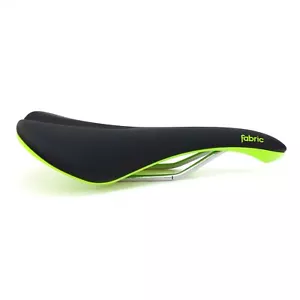 Fabric Scoop Elite Radius MTB Road Bicycle Comfort Saddle Cannondale Black/Green - Picture 1 of 3