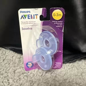 Philips Avent Soothie Pacifier 0-3 Months - Blue NiP - Picture 1 of 2