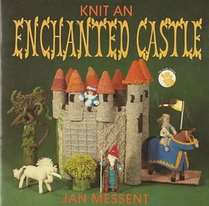 KNIT AN ENCHANTED CASTLE w/ Wizards, Unicorns, Knights & More! by Jan Messent PB - Picture 1 of 3