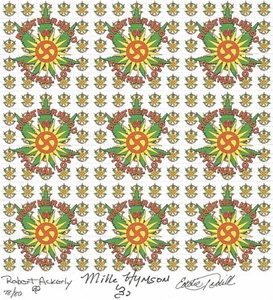 BLOTTER ART BEL LOGO SIGNED BY MIKE. HYNSON & 2. Founding Bel Members & COA - Picture 1 of 11