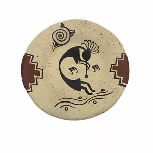 Hand Painted Music Player Ceramic Plate - Picture 1 of 6