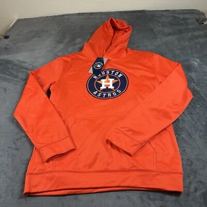 Houston Astros Hoodie Youth Extra Large 18/20 Orange Sweatshirt MLB Baseball New - Picture 1 of 9